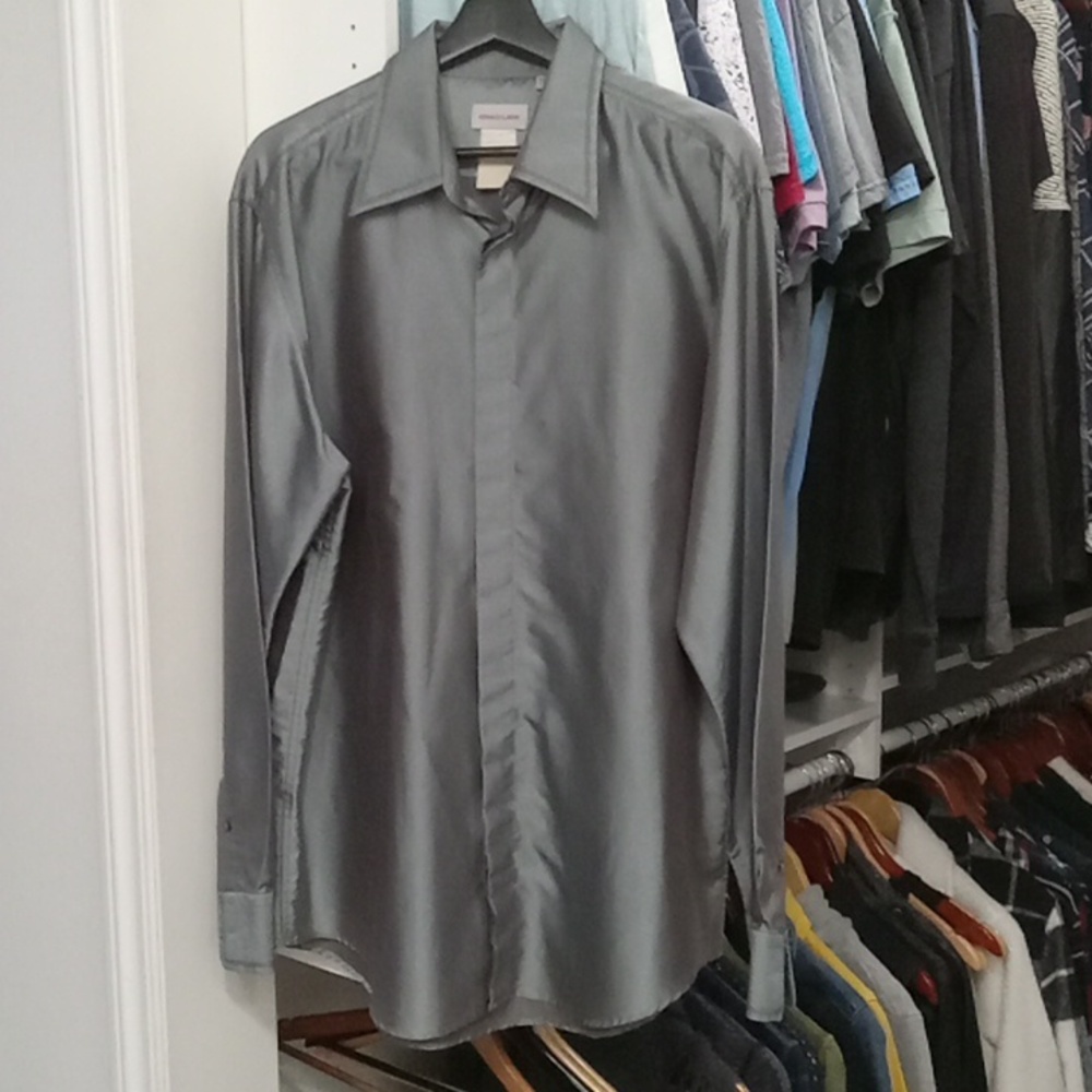 Versace Classic Mens 100 percent silk button up